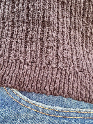 Black Textured Sweater Vest Top