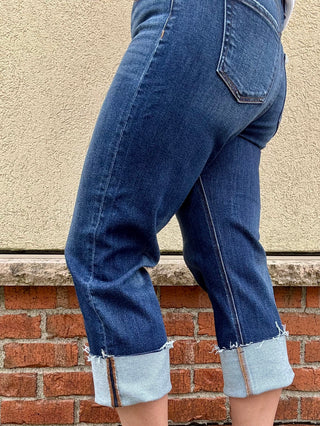 Risen High Rise Slim Barrel Jeans