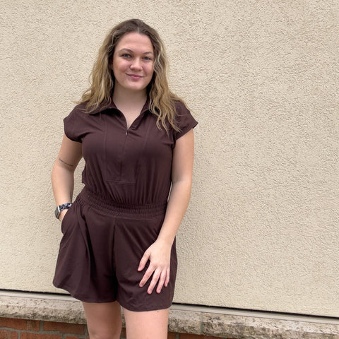 Brown Butter Soft Romper