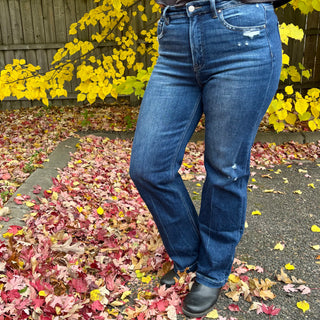 Tummy Control Risen High Rise Straight Leg