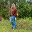 Brown Oversized Round Neck Dolman Sweater