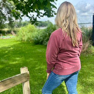 Cabernet French Terry Pull Over