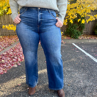 Risen High Rise Straight Leg Jean