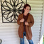 Brown Chunky Long Oversized Cardigan