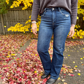 Tummy Control Risen High Rise Straight Leg