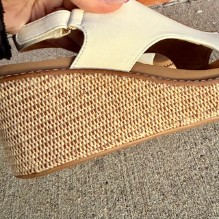 Corky's Carley Ivory Wedge Sandal