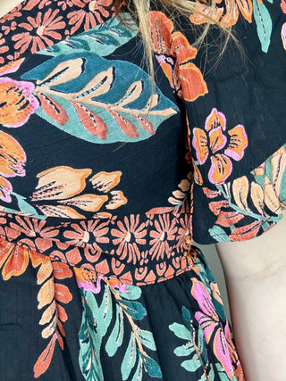 V-Neck Short Sleeve Twist Front Top