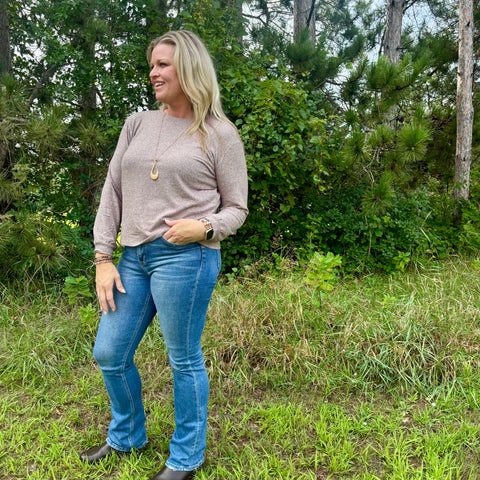 Hacci Round Neck Long Sleeve