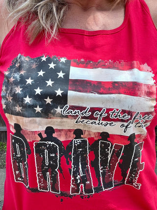 Land of the Free because of the Brave Tank