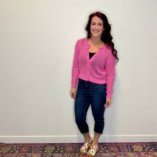 Judy Blue High Rise Capri with Cuff