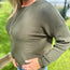 Forest Green Soft Touch Waffle Knit Sweater