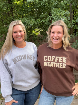Crewneck Heather Grey Midwest Sweatshirt