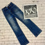 Risen High Rise Patch Pocket Straight Jean