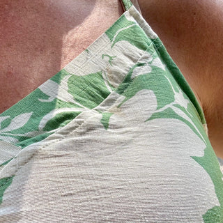 Sage Floral V-Neck Tank