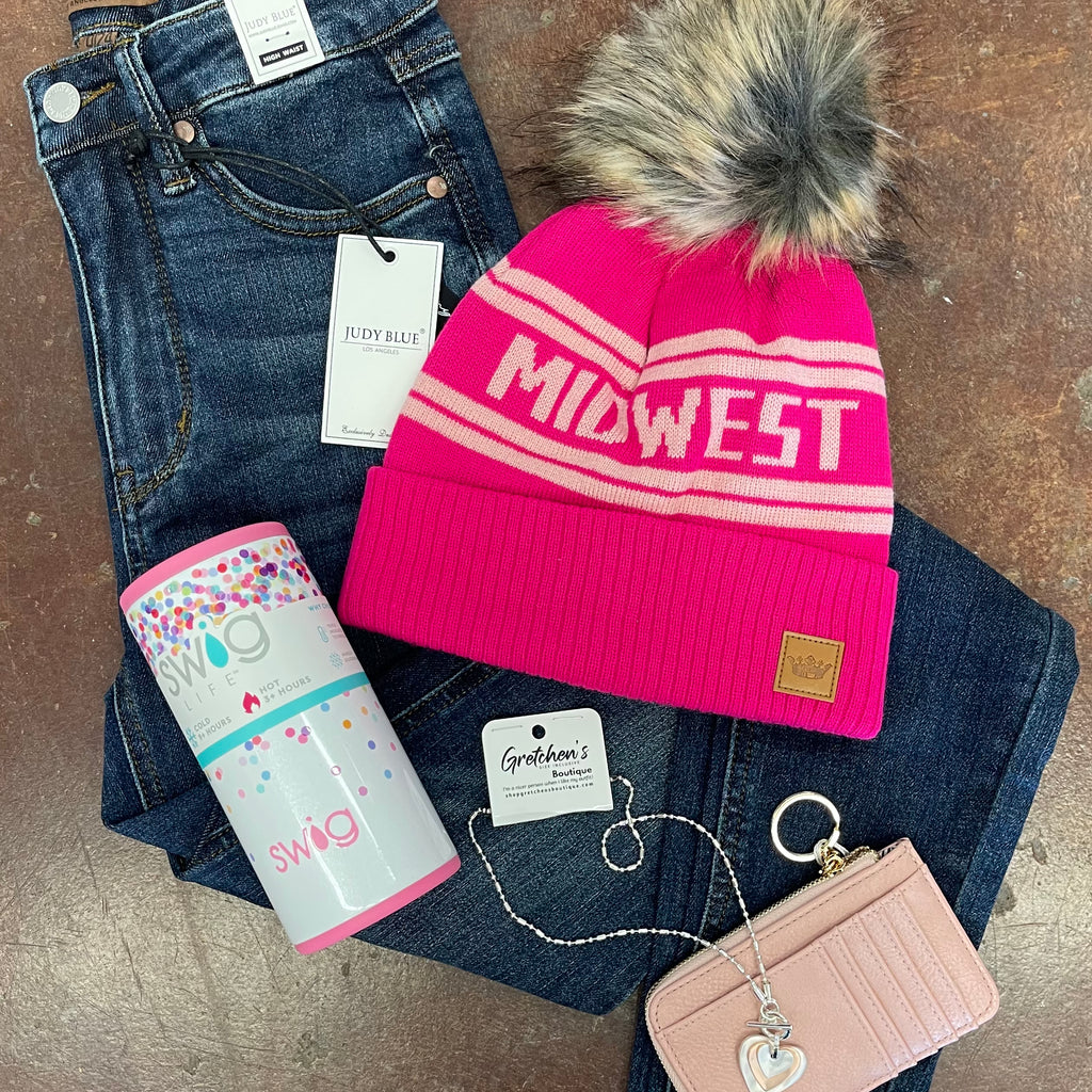 Hot Pink Midwest Hat