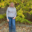 Grey Turtle Neck Dolman Sweater