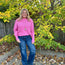 Pink Oversize Dolman Sweater