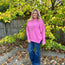 Pink Oversize Dolman Sweater