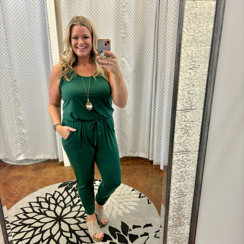 Green Lounge Jumpsuit