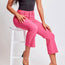 Hot Pink YMI Hyperstretch Cropped Kick Flare Pant