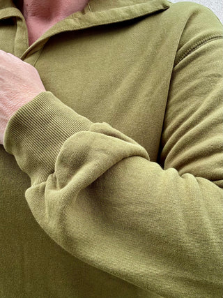 Camo Green Lounge Long Sleeve Collared Shirt