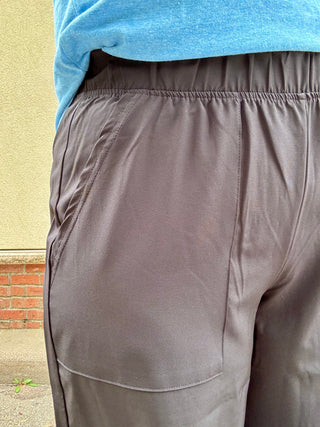 Black Breezy Flowy Pants