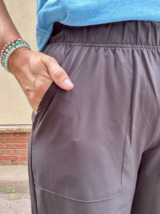 Black Breezy Flowy Pants
