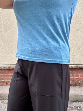 Black Breezy Flowy Pants