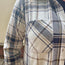 Black, Grey, Brown Plaid Button Up