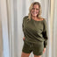 Fleece Sweatshirt and Shorts Set