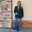 Hunter Green Soft Touch Button Up