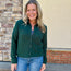 Hunter Green Soft Touch Button Up