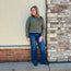 Oversized Snap Up Pullover Sweater