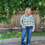 Green, Grey Plaid Button Up