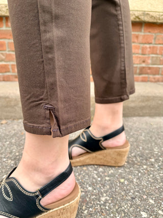 Cocoa YMI Hyperstretch Cropped Straight Leg