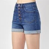 Risen Patch Pocket Roll-Up Shorts