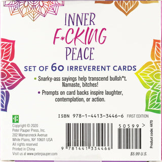 Inner F*cking Peace Card Deck