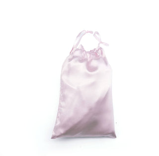 Grey Lemon Lavender Solid Silky Satin Pillowcase
