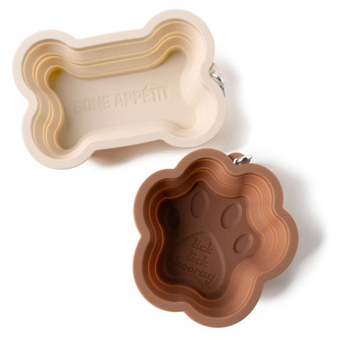 Modern Monkey sWAG Collapsible Doggie Dish