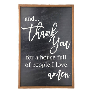 And Thank You For A House Full-Home Décor
