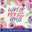 Wake Up, Kick Ass, Repeat Motivational Cards (60 pack)