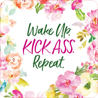 Wake Up, Kick Ass, Repeat. (Set of 60 Empowering Cards)