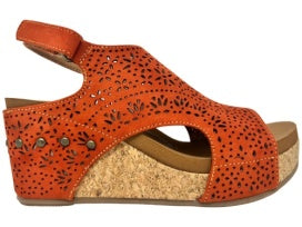 Very G Free Fly Rust Wedge Sandal